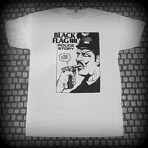 BLACK FLAG - Police Story - T-Shirt